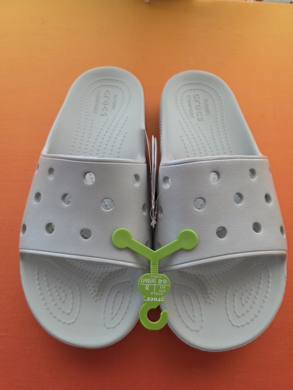 CROCS Light Gray Slides